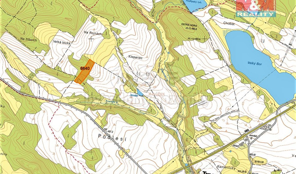 Prodej lesa 3 304 m², Trnava – náhled fotky 4