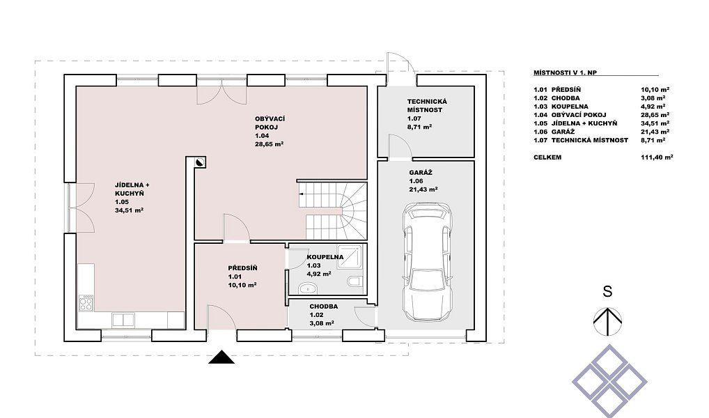 Prodej domu 195 m² s pozemkem 1 177 m², Obora – náhled fotky 3