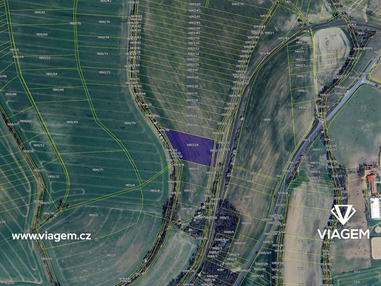 Prodej pole 1 381 m² – fotografie 4