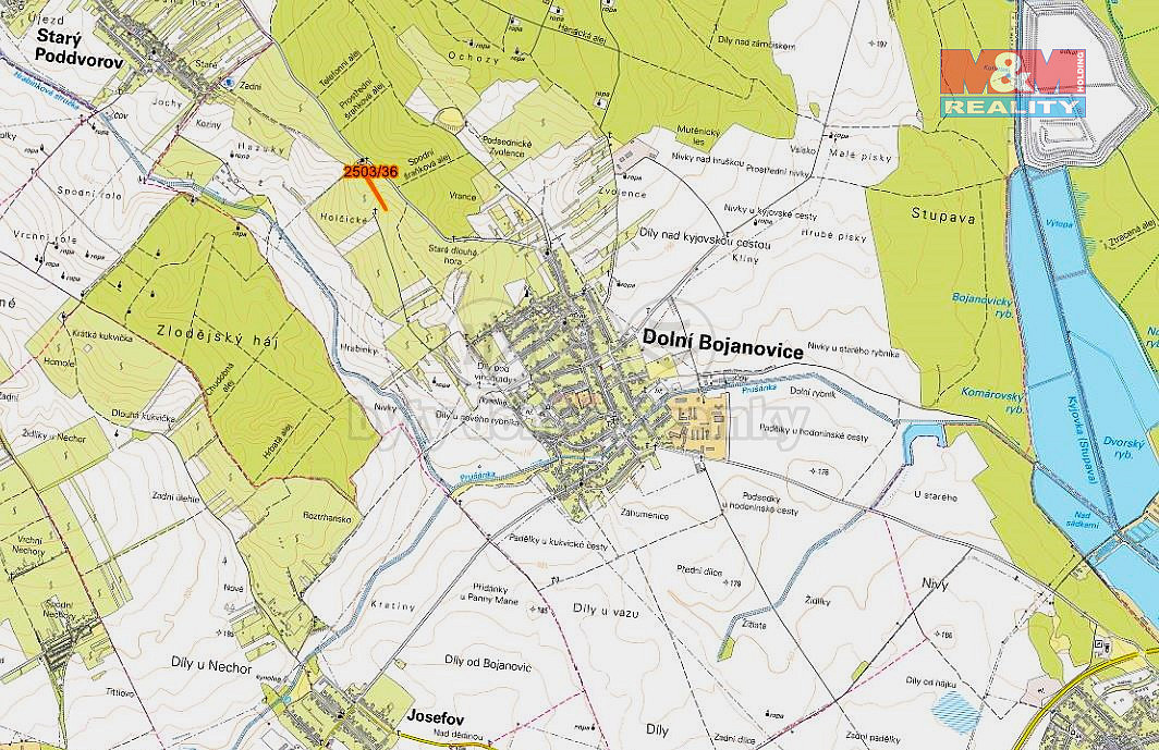 Prodej pole 2 497 m² – fotografie 3