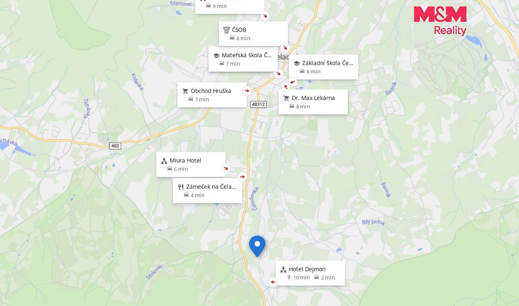 Prodej stavebního pozemku 4 352 m², Čeladná – náhled fotky 7