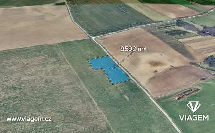 Prodej pole 4 796 m², Otinoves, okres Prostějov
