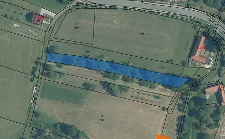 Prodej zahrady 591 m², Podolí, okres Vsetín