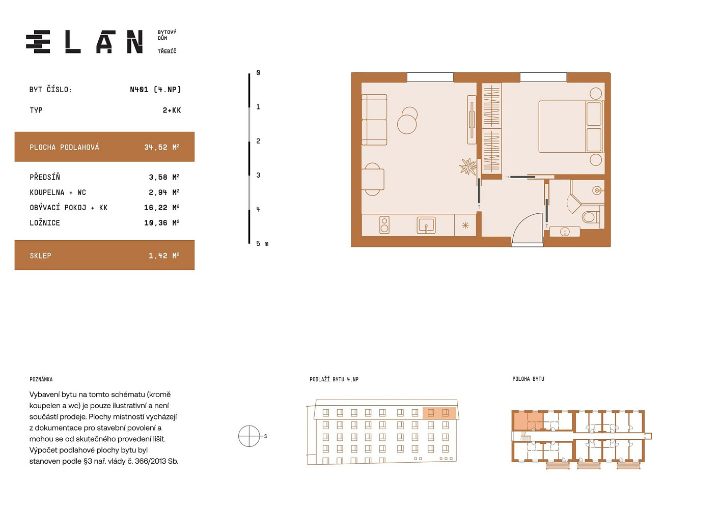 Prodej bytu 2+kk 33 m² — photo 3