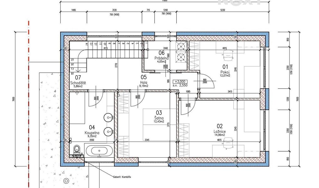 Prodej stavebního pozemku 474 m², Nechanice – náhled fotky 9