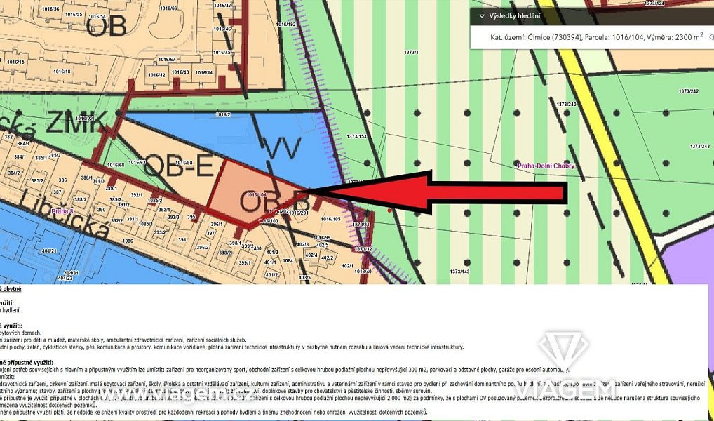 Prodej stavebního pozemku 2 300 m², Praha – náhled fotky 5