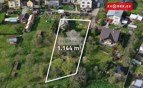 Prodej stavebního pozemku 1 144 m², Fojtská, Hvozdná, okres Zlín