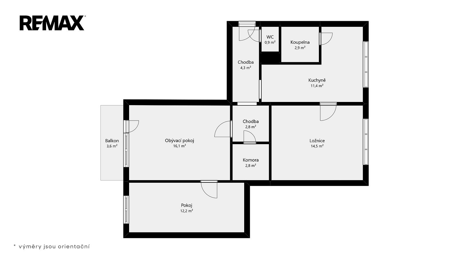 Prodej bytu 3+1 74 m² – fotografie 2