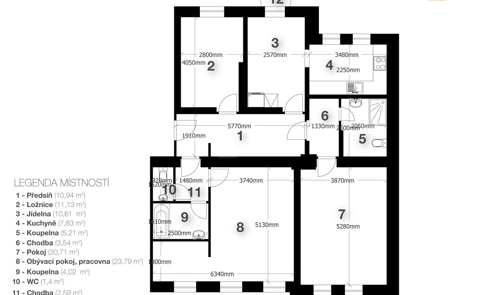 Prodej bytu 3+1 113 m², Liberec – náhled fotky 21