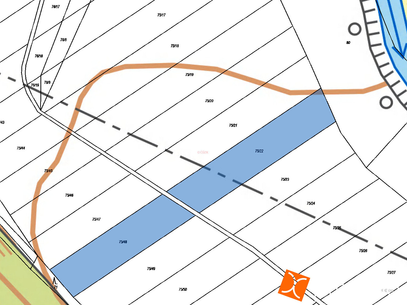Prodej pole 56 m² – pohled 3