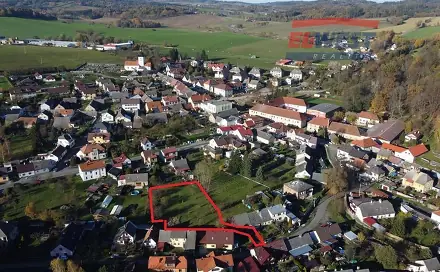 Prodej stavebního pozemku 1 935 m², Kolinec, okres Klatovy