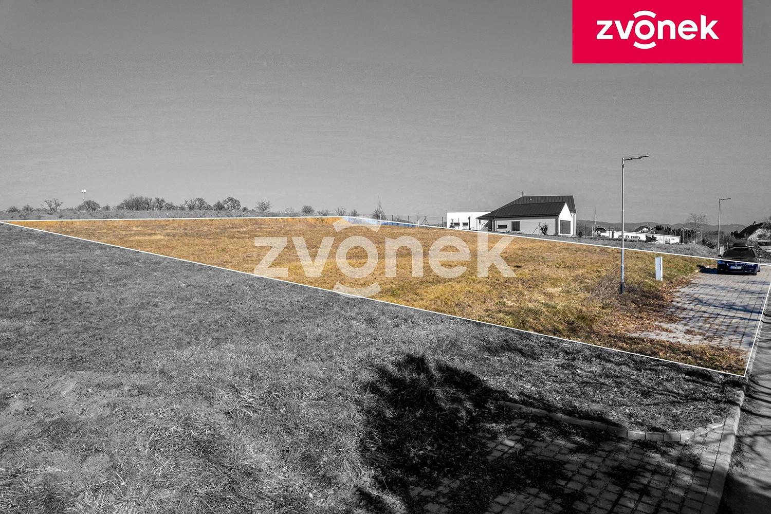 Prodej stavebního pozemku 3 280 m² – pohled 4