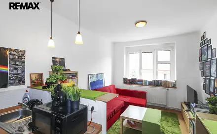 Prodej bytu 1+kk 27 m², Biskupcova, Praha 3 - Žižkov