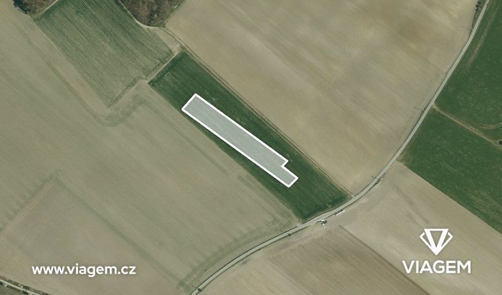 Prodej pole 948 m², Velký Borek – fotka 1 z 5