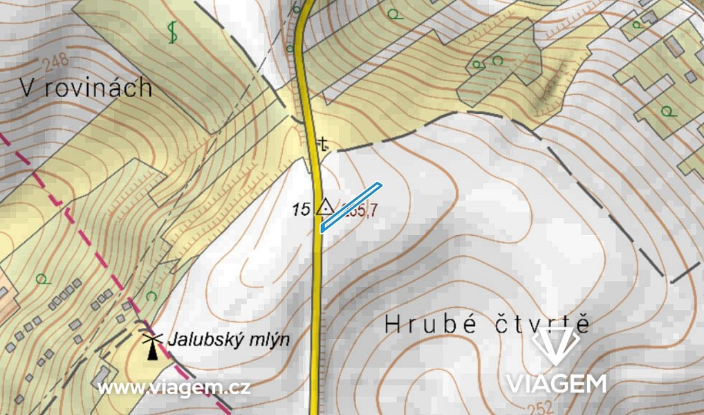 Prodej pole 437 m², Traplice – náhled fotky 3