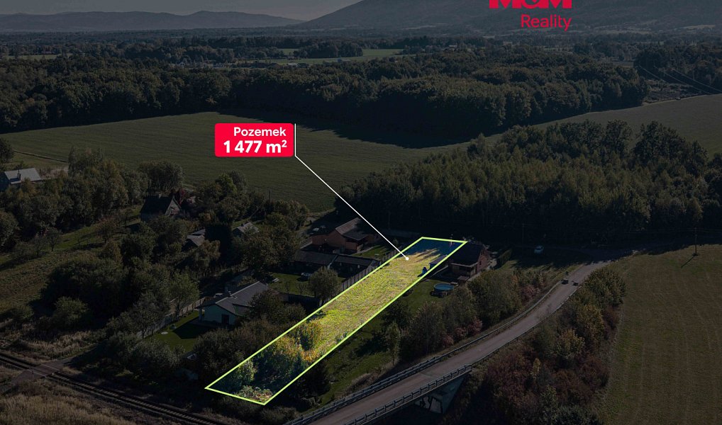 Prodej pozemku, 1477 m², Frýdek-Místek, Horní Tošanovice