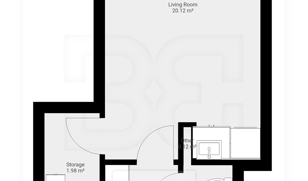 Pronájem bytu 1+kk 29 m², Praha – náhled fotky 10