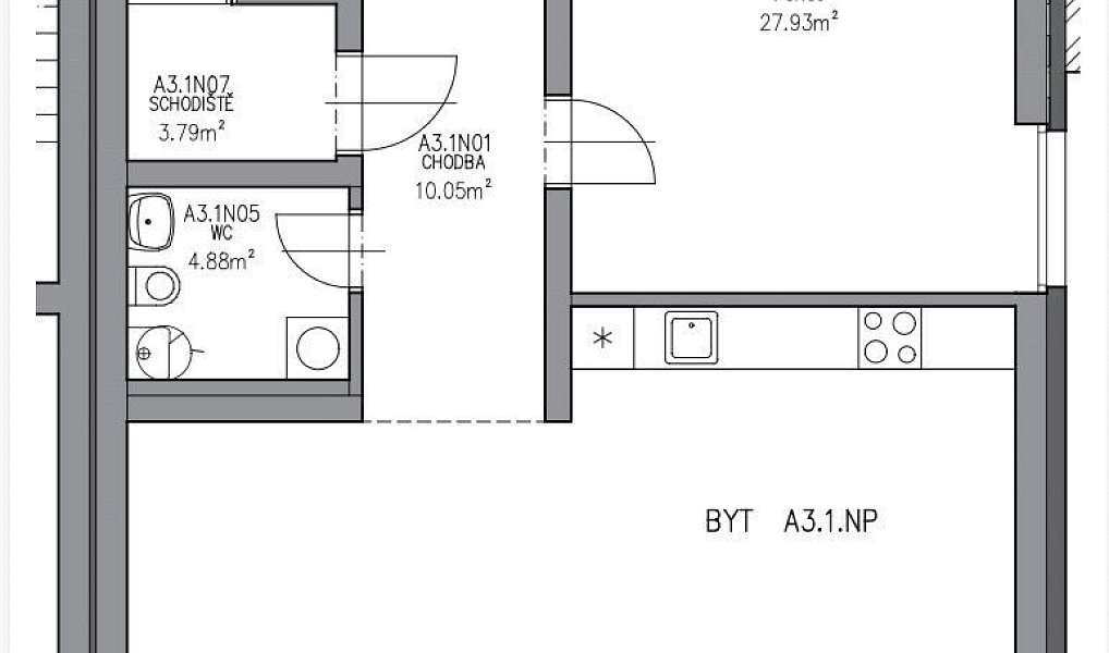Prodej bytu 3+kk 98 m², Březnice – náhled fotky 4
