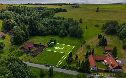Prodej stavebního pozemku 900 m², Potštát, okres Přerov