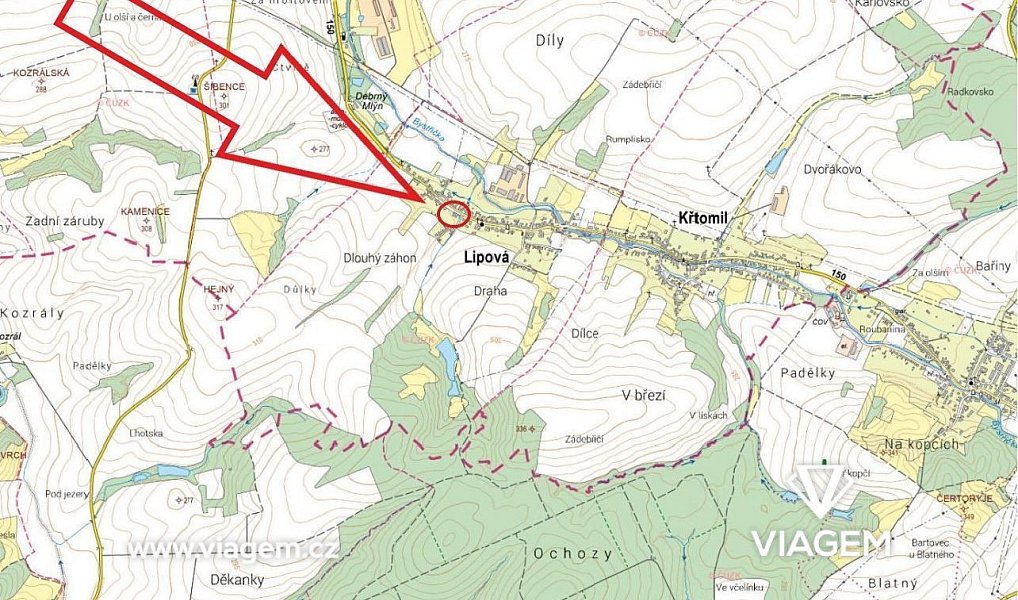 Prodej pozemku 103 m², Lipová – náhled fotky 3