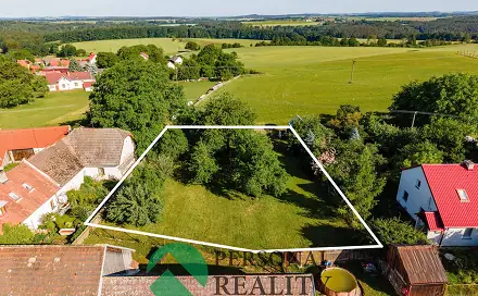 Prodej stavebního pozemku 1 058 m², Malšice - Dobřejice, okres Tábor