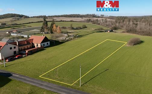 Prodej stavebního pozemku 1 964 m², Studnice, okres Třebíč