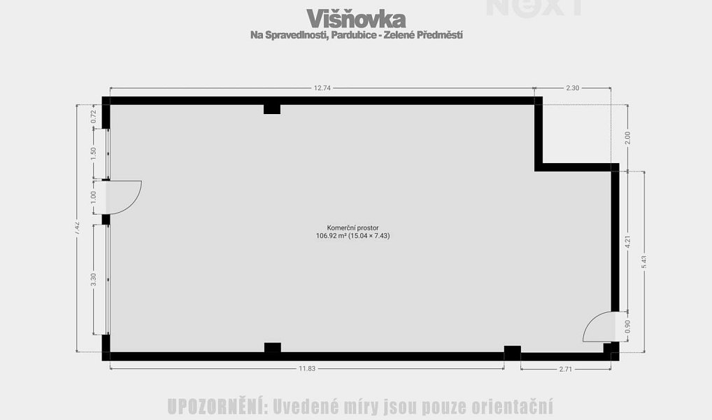 Pronájem obchodních prostor 110 m², Pardubice – náhled fotky 22