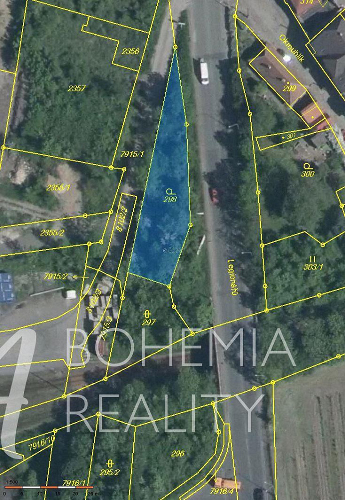 Prodej komerčního pozemku 613 m² – fotografie 3