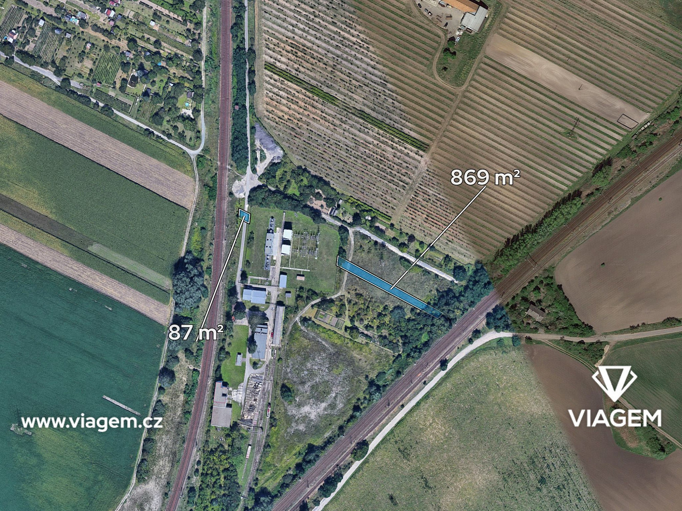 Prodej pole 956 m² – fotografie 2