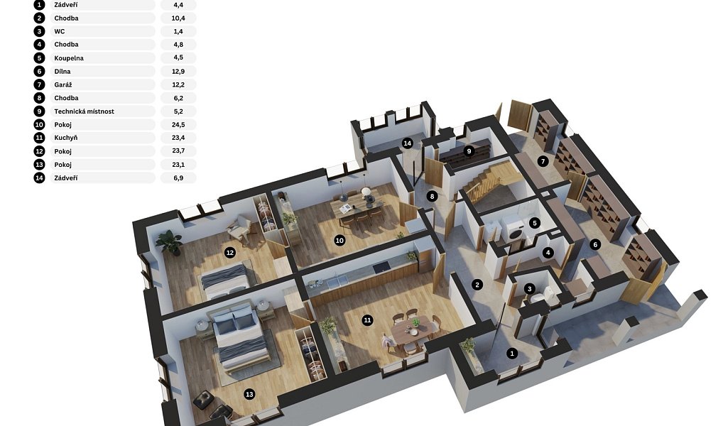 Prodej domu 322 m² s pozemkem 1 175 m², Letohrad – náhled fotky 3