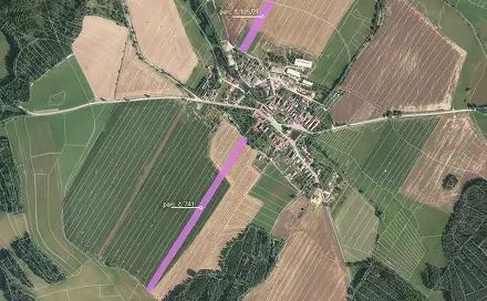 Prodej komerčního pozemku 19 259 m², Mysletice, okres Jihlava