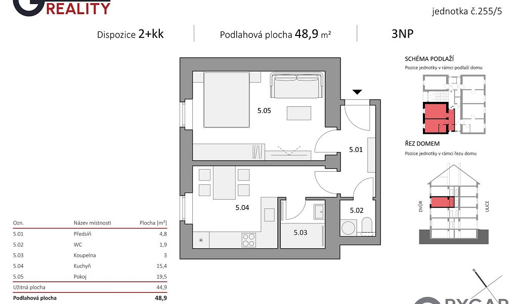 Prodej bytu 1+1 49 m², Praha – náhled fotky 8
