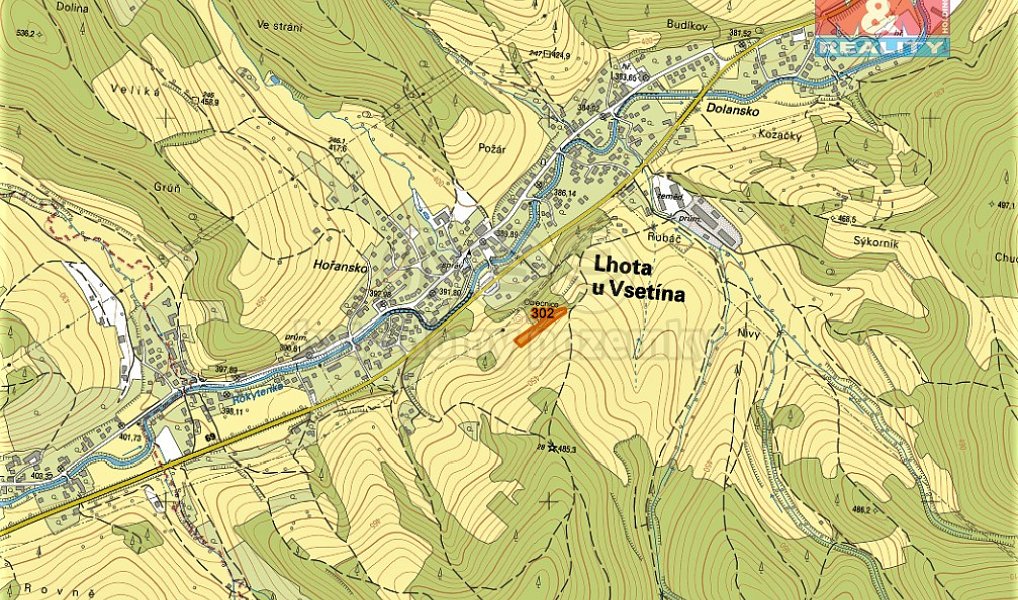 Prodej louky 3 043 m², Lhota u Vsetína – náhled fotky 2