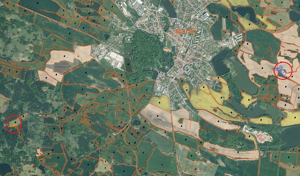 Prodej pole 10 862 m², Blatná – náhled fotky 13