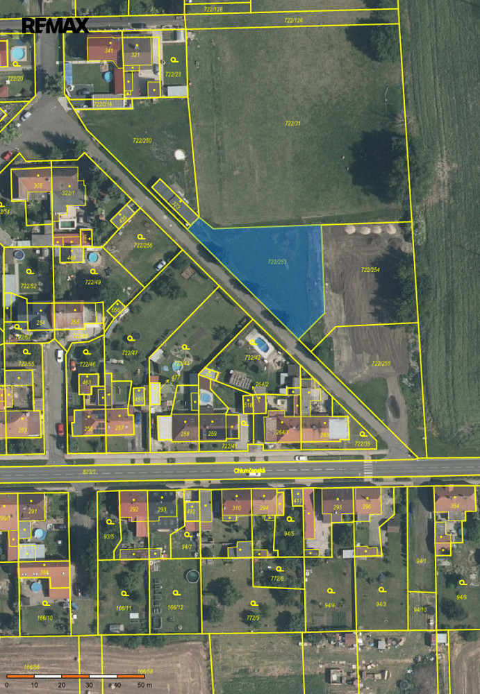 Prodej stavebního pozemku 1 172 m² – pohled 3