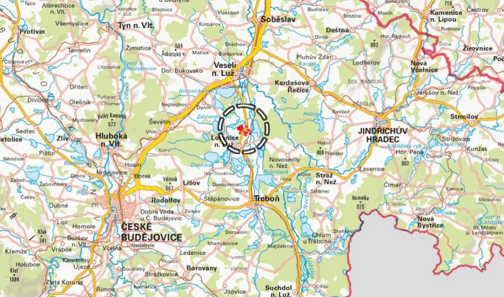 Prodej pole 10 604 m², Lomnice nad Lužnicí – náhled fotky 3