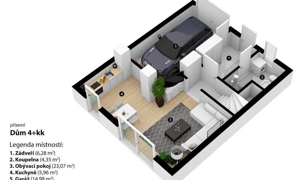 Pronájem domu 110 m² s pozemkem 196 m², Praha – náhled fotky 30