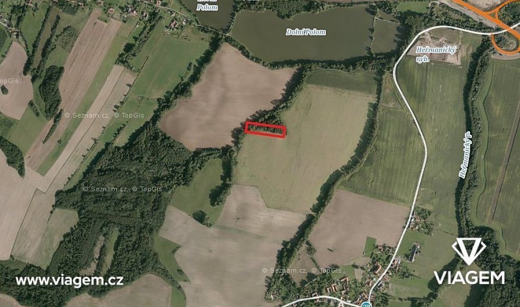 Prodej lesa 4 723 m², Starý Jičín – fotka 1 z 5