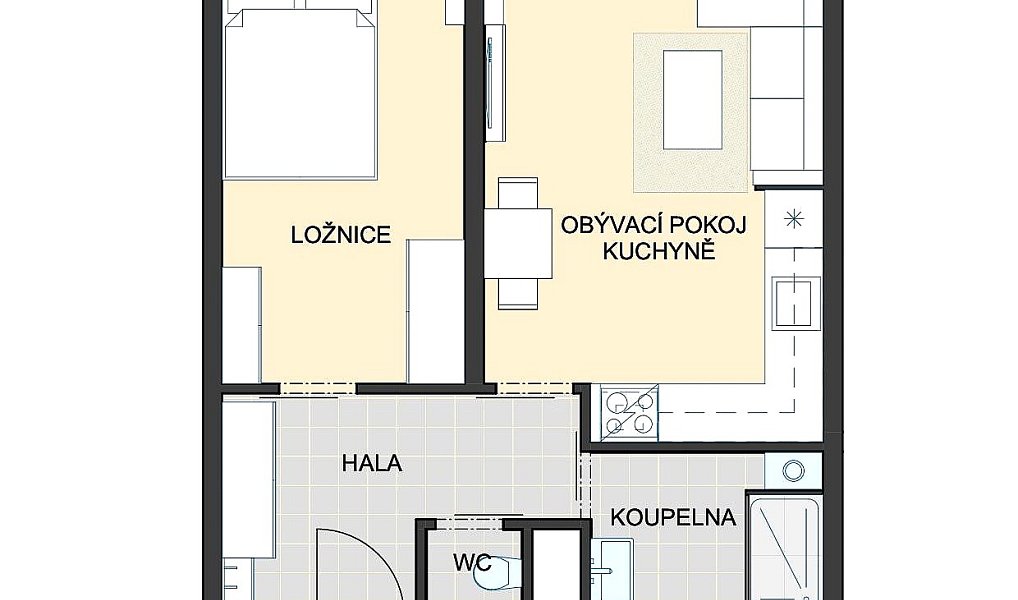 Prodej bytu 2+kk 39 m², Praha – náhled fotky 13