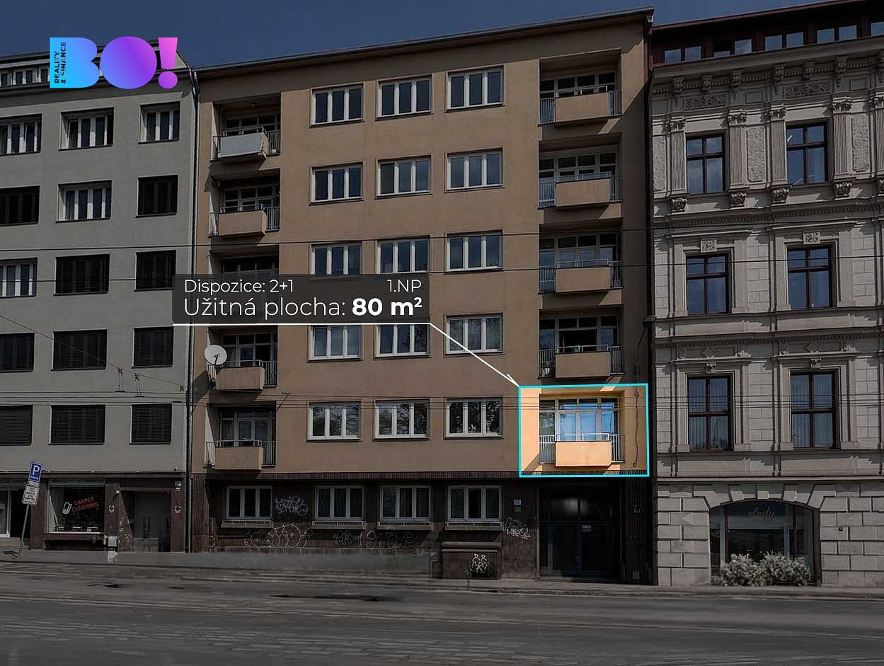 Prodej bytu 2+1 80 m²