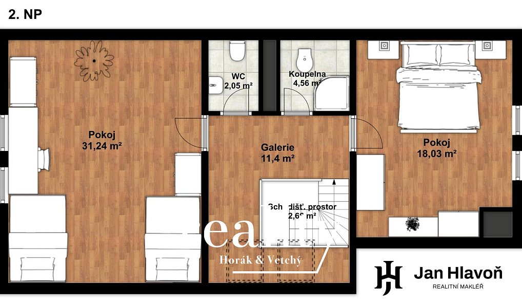 Prodej chaty/chalupy 290 m² s pozemkem 355 m², Bystré – náhled fotky 34