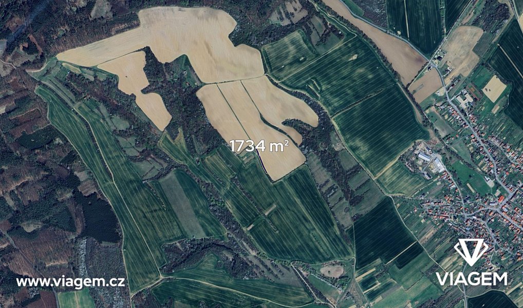 Prodej pole 289 m², Traplice – náhled fotky 3