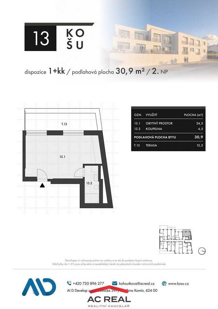 Prodej bytu 1+kk 31 m² — photo 5