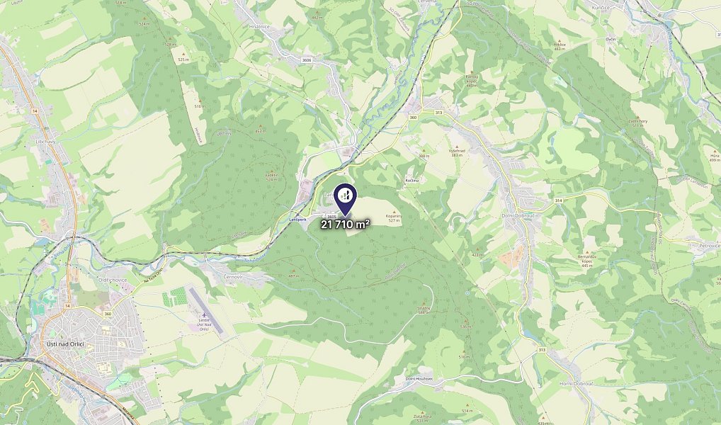 Prodej pole 1 809 m², Dolní Dobrouč – náhled fotky 3