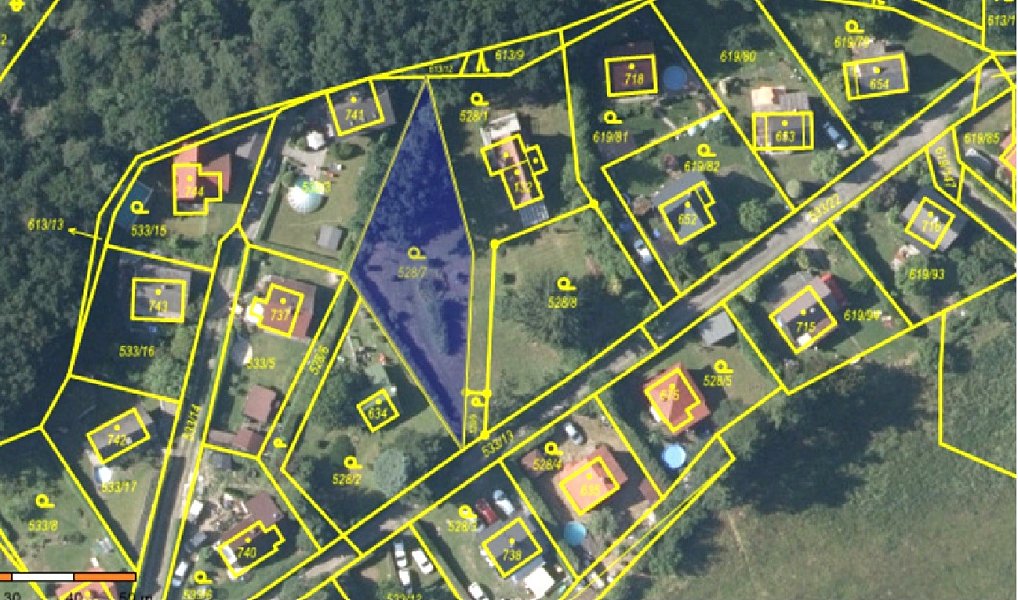Prodej stavebního pozemku 610 m², Slapy – náhled fotky 6