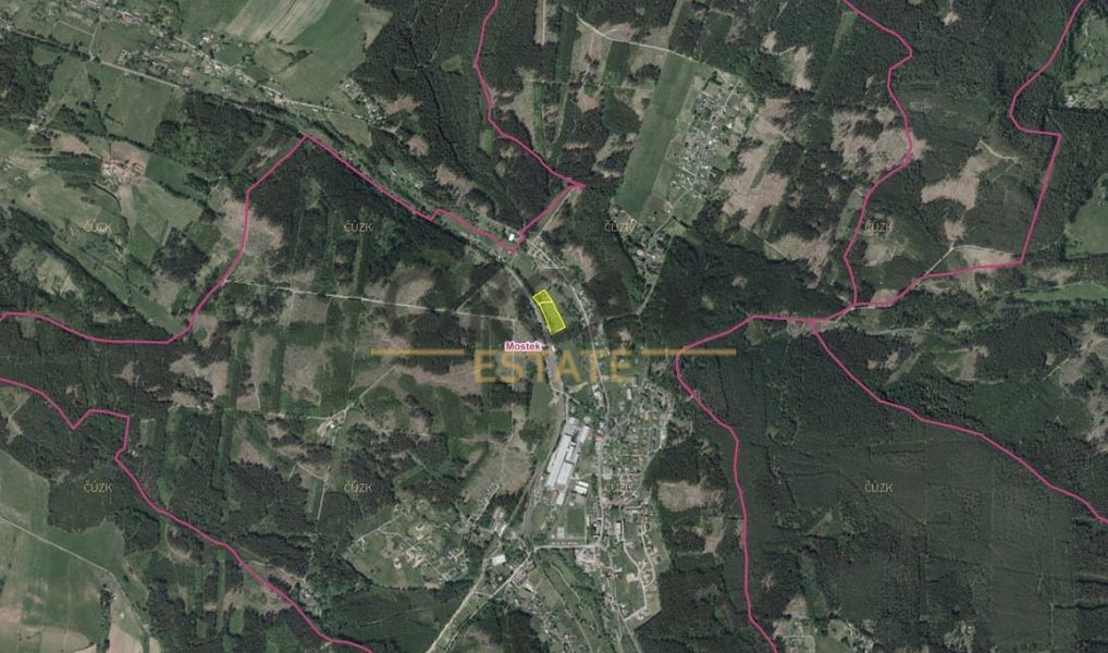Prodej louky 9 209 m², Mostek – náhled fotky 3