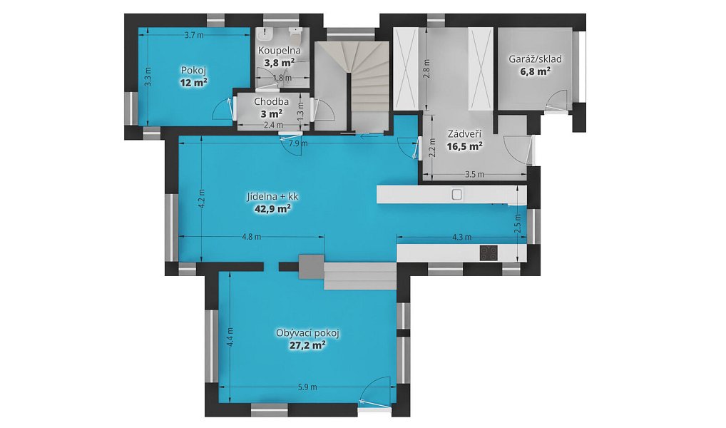 Prodej domu 258 m² s pozemkem 756 m², Praha – náhled fotky 7