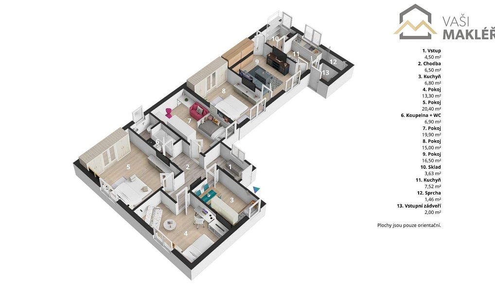 Prodej domu 124 m² s pozemkem 1 378 m², Církvice – náhled fotky 18
