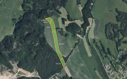 Prodej pole 51 534 m², Dubnice, okres Česká Lípa