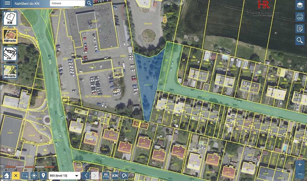 Prodej stavebního pozemku 1 231 m², Benešov – náhled fotky 11